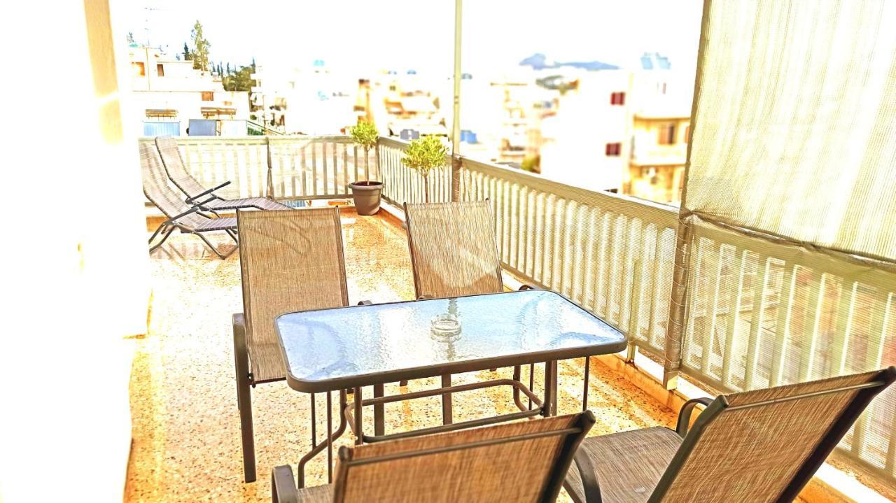 Penthouse With An Incredible View 350M From Metro Station! Lejlighed Athen Eksteriør billede