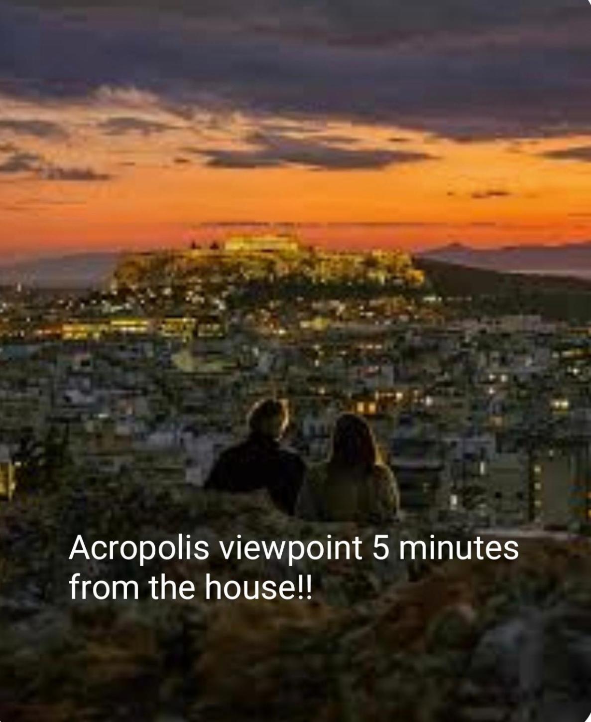 Penthouse With An Incredible View 350M From Metro Station! Lejlighed Athen Eksteriør billede